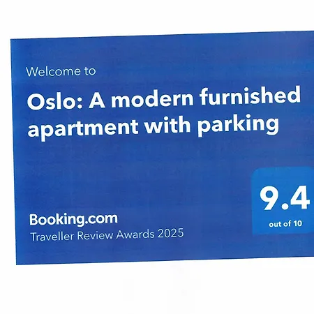 Oslo: A Modern Furnished With Parking